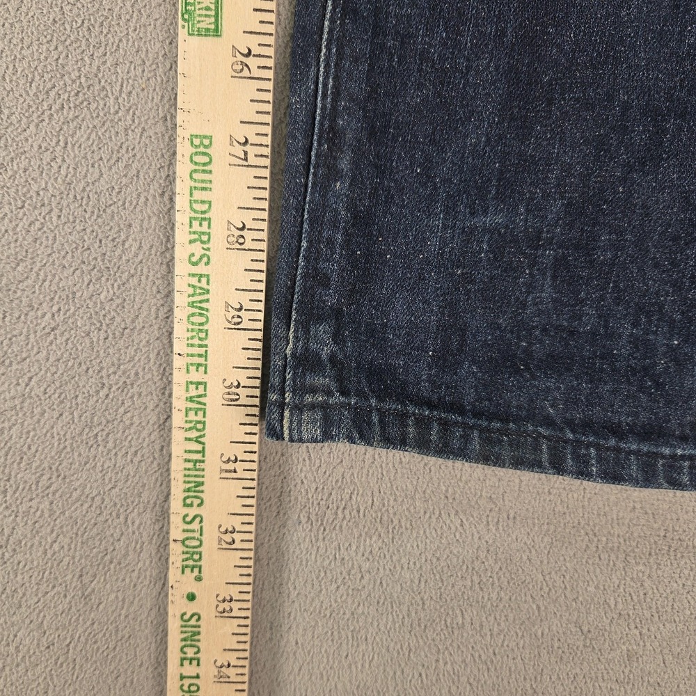 Selvedge Jeans Men Blue Slim Straight Button Distressed Fits 30x30 Massimo Dutti - Picture 9 of 16